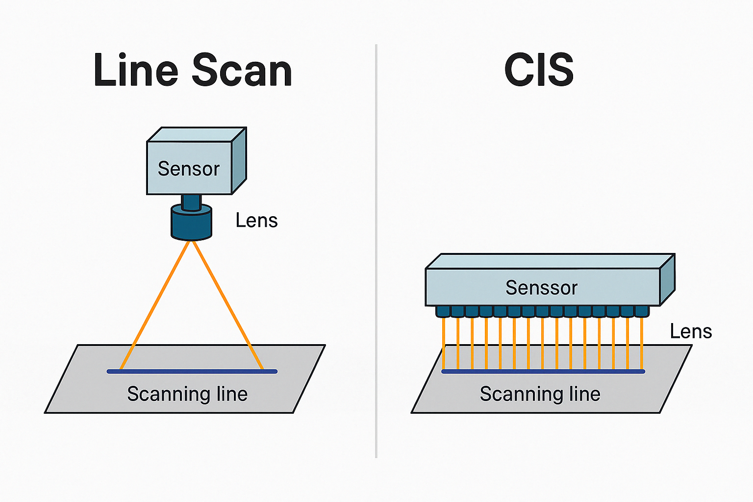 CIS Line Scan 相機技術剖析：解析度、影像品質與應用限制解說